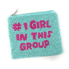 Load image into Gallery viewer, You are not invited Purse Pouch, Beaded Purse, RHOBH gifts, Pouches, Real Housewives Gift, beaded pouch zipper, Girls trip gifts, beaded coin purse, gifs for her, birthday gifts, cute pouches, batch gifts, Real Housewives of Beverly Hills accessories, best friend gifts, you are not invited pouch, girlfriend gift, miscellaneous gifts, best friend gift, gift card bag, Bachelorette gifts, Bachelorette party favors, Card case wallet, Bravo bachelorette, best selling items, zipper wallet pouch, the Real housewiv