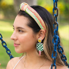 Load image into Gallery viewer, Pickleball Beaded Earrings, beaded Pickleball Earrings, Pickleball Earrings, Pickleball Bead Earrings, Pickleball earrings, Pickleball lover beaded earrings, Pickleball spirit wear beaded earrings, Pickleball team spirit earrings, Beaded earrings, Pickleball bead earrings, Pickleball seed bead earrings, Pickleball gifts, pickleball sport accessories, pickleball lover beaded accessories, Pickleball fan accessories, gifts for pickleball lover, Pickleball gifts for mom, best Selling items