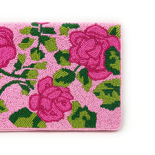 Load image into Gallery viewer, Floral beaded clutch purse, birthday gift for her, summer clutch, seed bead purse, spring beaded bag, tropical handbag, beaded bag, floral seed bead clutch, summer bag, birthday gift for her, clutch bag, seed bead purse, engagement gift, bridal gift to bride, bridal gift, floral purse, gifts to bride, gifts for bride, wedding gift, bride gifts, Summer beaded clutch purse, birthday gift for her, summer clutch, seed bead purse, beaded bag, summer bag, boho purse, pink beaded clutch purse, unique bags