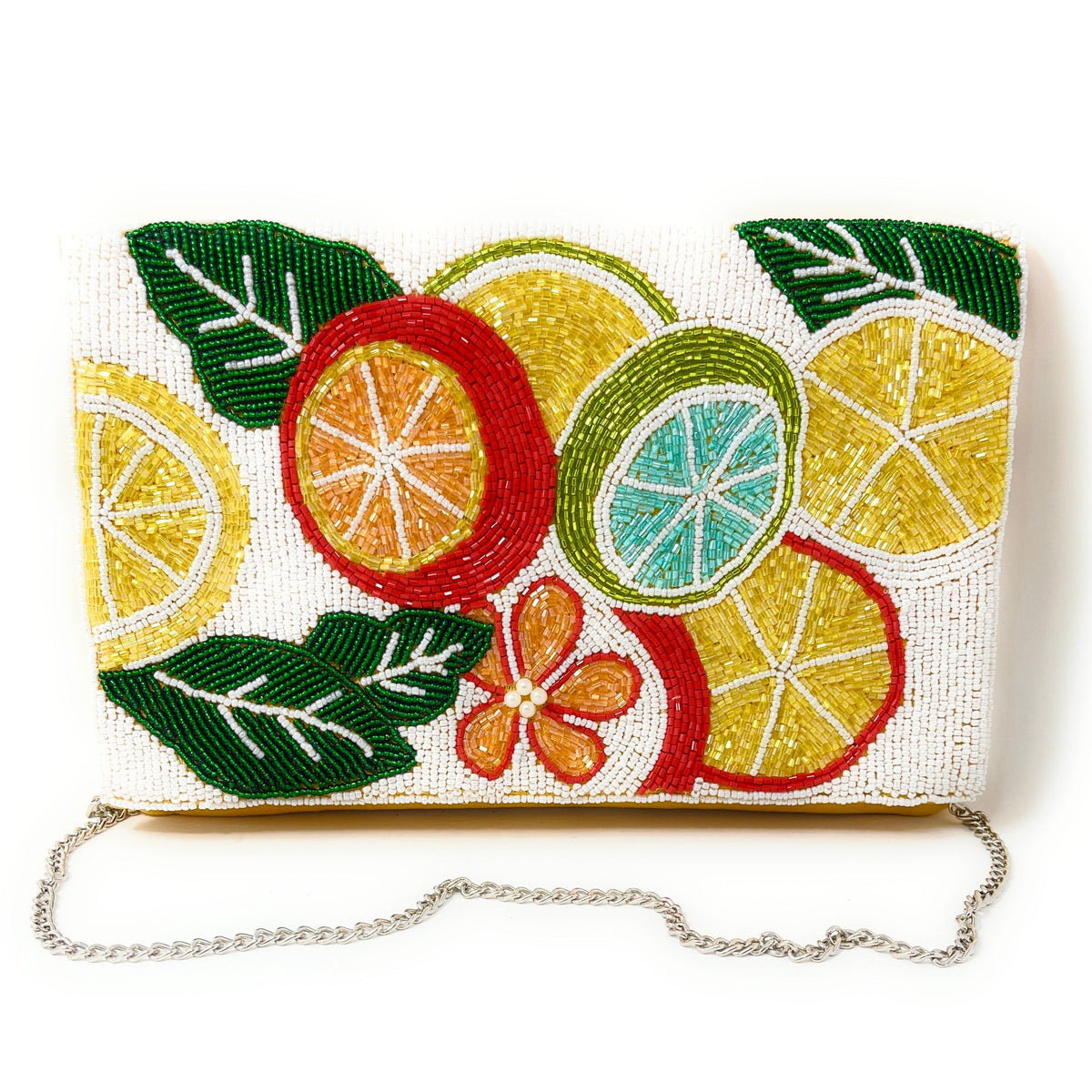 Beaded Banana Clutch main image 1