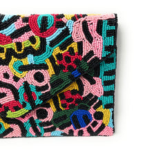Load image into Gallery viewer, Multicolor Beaded Clutch Purse, Summer Crossbody Purse, Beaded Clutch Purse, multi color Beaded Bag, Crossbody Bag, Summer Clutch Purse, Best Seller, birthday gift for her, summer clutch, seed bead purse, beaded bag, multicolor handbag, beaded bag, seed bead clutch, summer bag, beaded purse, seed bead purse, engagement gift, bridal gift to bride, wedding gift, bride gifts, beaded clutch purse, summer clutch, seed bead purse, beaded bag, summer bag, boho purse, rainbow color purse, party clutch