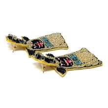 Load image into Gallery viewer, pug Beaded Earrings, beaded Earrings, pug Earrings, dog lover Beaded Earrings, pet earrings, pet over bead earrings, pug beaded earrings, custom earrings, Beaded earrings, handmade earrings, dog bead earrings, pet lover accessories, pet lover gift ideas, pet lover earrings, gifts for mom, best friend gifts, birthday gifts, pet lover jewelry, unique earrings, boho earrings, unique jewelry, handcrafted earrings