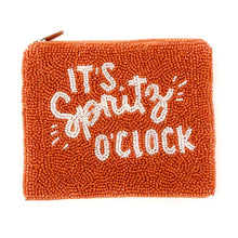Load image into Gallery viewer, Coin Purse Pouch, Beaded Coin Purse, bead Coin Purse, Beaded Purse, Summer Coin Purse, Best Friend Gift, Pouches, Boho bags, Wallets for her, beaded coin purse, cute pouch, boho pouch, boho accessories, best friend gifts, coin purse, coin pouch, money coin pouch,  girlfriend gift, miscellaneous gifts, best seller, best selling items, bachelorette gifts, birthday gifts, preppy beaded wallet, party favors, its spritz o’clock coin purse, Spritz coin pouch, wallets for girls, stocking stuffers