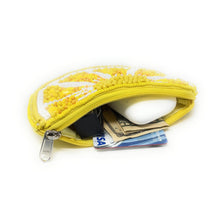 Load image into Gallery viewer, fruity beaded Coin Purse Pouch, Beaded Coin Purse, lemon Purse, lemon Beaded Purse, Summer Coin Purse, Best Friend Gift, Boho bags, Wallets for her, boho gifts, boho pouch, boho accessories, best friend gifts, tween girl gifts, citrus beaded coin pouch, miscellaneous gifts, best seller, best selling items, bachelorette gifts, birthday gifts, preppy beaded wallet, party favors, bachelorette bag, money pouch, wallets for girls, bohemian wallet, batch gifts, mother’s day gift, fruit purse, fruity bag, handmade