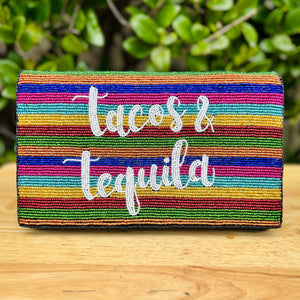 Tacos and Tequila Beaded Clutch, multicolor Bead Clutch Bag, Cinco de Mayo Gifts, Beaded Clutch Purse, Fiesta Clutch Bag, Party Clutch Purse, Evening Beaded Clutch, evening clutch, evening clutches, party purse, bachelorette gift, cross body purse, crossbody handbag, best friend gifts, best selling items, Unique beaded purse, Multicolor clutch purse, Fiesta bead clutch, evening purses, wedding clutches, party clutch purse, handmade gift, evening clutches, Mexican clutches, Fiesta accessories