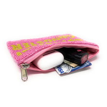 Load image into Gallery viewer, Spiritual gangster beaded Coin Purse Pouch, Beaded Coin Purse, spiritual gangster Purse, Beaded Purse, Summer Coin Purse, Best Friend Gift, Boho bags, Wallets for her, boho gifts, boho pouch, boho accessories, best friend gifts, tween girl gifts, pink beaded coin pouch, miscellaneous gifts, best seller, best selling items, bachelorette gifts, birthday gifts, preppy beaded wallet, party favors, spiritual gangster bag, money pouch, wallets for girls, bohemian wallet, batch gifts, mother’s day gift