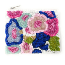 Load image into Gallery viewer, Coin Purse Pouch, Beaded Coin Purse, Cute Coin Purse, Beaded Purse, floral Coin Purse, Best Friend Gift, Pouches, Boho bags, Wallets for her, beaded coin purse, boho purse, gifts for her, birthday gifts, cute pouches, small wallets, boho pouch, boho accessories, best friend gifts, coin purse, coin pouch, floral pouch, floral bead coin purse, friends gifts, Cash money pouch, Floral coin purse, gift card pouch, gift card bag, gift card holder, mothers day gifts, mother’s day gifts, best selling items