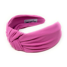 Load image into Gallery viewer, Fuchsia Summer Headband, Summer Knotted Headband, Fuchsia Knot Headband, Barbie Pink Hair Accessories, Pink Fuchsia knot Headband, Best Seller, headbands for women, best selling items, Pink knotted headband, hairbands for women, Pink Summer gifts, Solid color knot Headband, Solid color hair accessories, Hot pink knot headband, solid pink knotted headband, Statement headband, pink color headband, barbie pink color knot headband, fuchsia hairband, solid color headband, fucshia knot headband