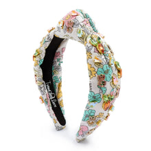 Load image into Gallery viewer, headbands for women, Easter knotted headband, top knot headband, Easter egg top knot headband, Easter headband, Easter hair band, bunny knot headband, top knotted headband, Bunny knotted headband, handmade headbands, top knotted headband, hand bead knotted headband, Easter bunny hair band for women, liberty knot headband, statement headbands, embellished headband, best selling items, Easter knot headband, Easter bunny headband, Easter hair accessories, Easter knot headband, liberty Knot headband