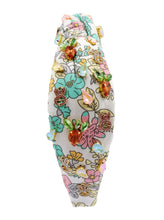 Load image into Gallery viewer, headbands for women, Easter knotted headband, top knot headband, Easter egg top knot headband, Easter headband, Easter hair band, bunny knot headband, top knotted headband, Bunny knotted headband, handmade headbands, top knotted headband, hand bead knotted headband, Easter bunny hair band for women, liberty knot headband, statement headbands, embellished headband, best selling items, Easter knot headband, Easter bunny headband, Easter hair accessories, Easter knot headband, liberty Knot headband