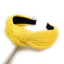 Load image into Gallery viewer, headband for women, fashion headbands, womens headband, headbands for women, stylish headbands, headband style, top knot headband, woven top knot headband, head band, hair band, trendy headbands, top knotted headband, spring headband, summer headbands, handmade headbands, top knotted headband, knotted headband, head band, hair band for women, trendy headband, fashion headbands, twist headband, headband style, hair accessories, twist knotted headband, summer headband, chic headband, Neon twisted headband