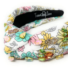 Load image into Gallery viewer, headbands for women, Easter knotted headband, top knot headband, Easter egg top knot headband, Easter headband, Easter hair band, bunny knot headband, top knotted headband, Bunny knotted headband, handmade headbands, top knotted headband, hand bead knotted headband, Easter bunny hair band for women, liberty knot headband, statement headbands, embellished headband, best selling items, Easter knot headband, Easter bunny headband, Easter hair accessories, Easter knot headband, liberty Knot headband