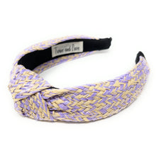 Load image into Gallery viewer, headband for women, fashion headbands, woven headband, headbands for women, stylish headbands, raffia headband, top knot headband, woven top knot headband, headband, hairband, trendy headbands, top knotted headband, fall headband, summer headbands, handmade headbands, raffia woven headband, hair band for women, trendy headband, fashion headbands, headband style, hair accessories, grass braided headband, braided headband, hair hoop for women, colorful headband, raffia headband, beige braided headband