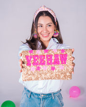 Load image into Gallery viewer, headband for women, sprinkles Knotted headband, headbands for women, birthday headbands, top knot headband, sprinkles top knot headband, rainbow headband, sprinkles hair band, trendy headbands, top knotted headband, statement headbands, top knotted headband, knotted headband, party headbands, trendy headband, fashion headbands, embellished headband, rhinestone headband, gemstone headband for women, luxury headband, jeweled headband for women, jeweled knot headband, happy birthday headbands