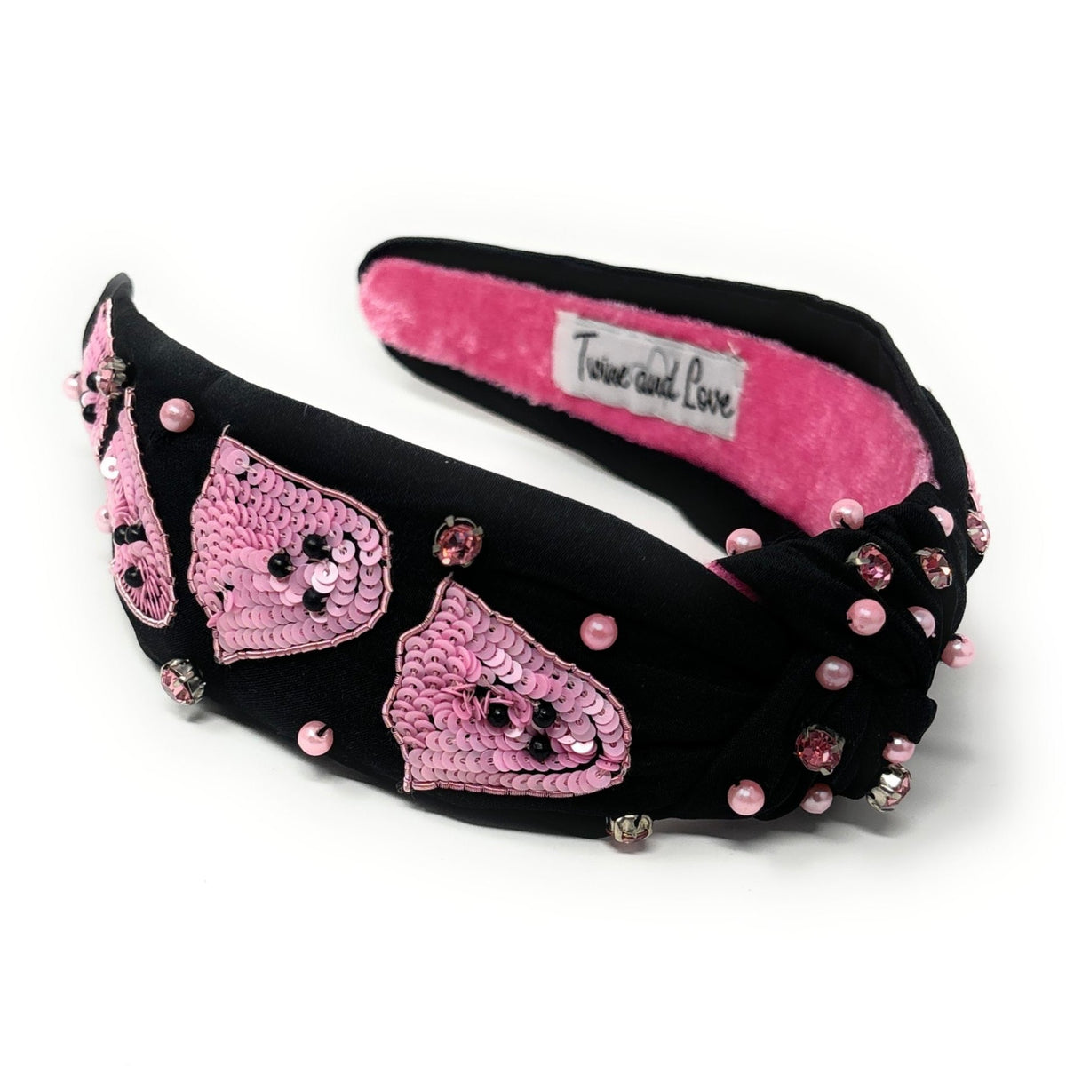 Twine and Love Beaded Headband | Halloween Spooky Headband