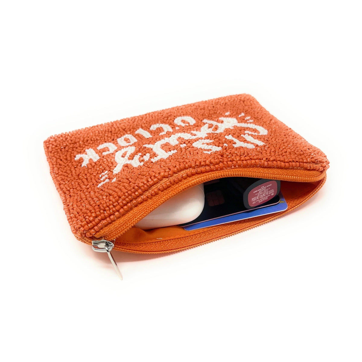 It's Spritz O'Clock Beaded Coin Purse, Bachelorette Gifts