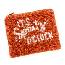 Load image into Gallery viewer, Coin Purse Pouch, Beaded Coin Purse, bead Coin Purse, Beaded Purse, Summer Coin Purse, Best Friend Gift, Pouches, Boho bags, Wallets for her, beaded coin purse, cute pouch, boho pouch, boho accessories, best friend gifts, coin purse, coin pouch, money coin pouch,  girlfriend gift, miscellaneous gifts, best seller, best selling items, bachelorette gifts, birthday gifts, preppy beaded wallet, party favors, its spritz o’clock coin purse, Spritz coin pouch, wallets for girls, stocking stuffers