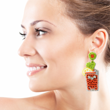 Load image into Gallery viewer, Bloody Mary Beaded Earrings