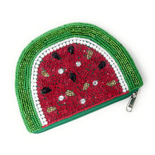 Load image into Gallery viewer, fruity beaded Coin Purse Pouch, Beaded Coin Purse, watermelon Purse, watermelon Beaded Purse, Summer Coin Purse, Best Friend Gift, Boho bags, Wallets for her, boho gifts, boho pouch, boho accessories, best friend gifts, tween girl gifts, watermelon beaded coin pouch, miscellaneous gifts, best seller, best selling items, bachelorette gifts, birthday gifts, preppy beaded wallet, party favors, bachelorette bag, money pouch, wallets for girls, bohemian wallet, batch gifts, mother’s day gift, fruit purse, fruity
