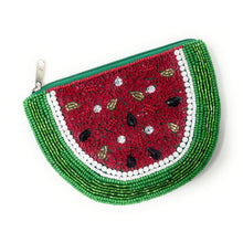 Load image into Gallery viewer, fruity beaded Coin Purse Pouch, Beaded Coin Purse, watermelon Purse, watermelon Beaded Purse, Summer Coin Purse, Best Friend Gift, Boho bags, Wallets for her, boho gifts, boho pouch, boho accessories, best friend gifts, tween girl gifts, watermelon beaded coin pouch, miscellaneous gifts, best seller, best selling items, bachelorette gifts, birthday gifts, preppy beaded wallet, party favors, bachelorette bag, money pouch, wallets for girls, bohemian wallet, batch gifts, mother’s day gift, fruit purse, fruity