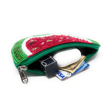 Load image into Gallery viewer, fruity beaded Coin Purse Pouch, Beaded Coin Purse, watermelon Purse, watermelon Beaded Purse, Summer Coin Purse, Best Friend Gift, Boho bags, Wallets for her, boho gifts, boho pouch, boho accessories, best friend gifts, tween girl gifts, watermelon beaded coin pouch, miscellaneous gifts, best seller, best selling items, bachelorette gifts, birthday gifts, preppy beaded wallet, party favors, bachelorette bag, money pouch, wallets for girls, bohemian wallet, batch gifts, mother’s day gift, fruit purse, fruity