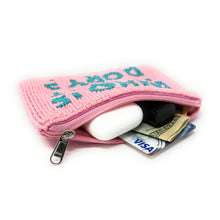 Load image into Gallery viewer, WHO IS HUNKY DORY Purse Pouch, Beaded Purse, RHOBH gifts, tween girl gifts, Pouches, Real Housewives Gift, beaded pouch zipper, Girl trip gifts, beaded coin purse, birthday gifts, gifts for her, batch gifts, Housewives of Beverly Hills accessories, best friend gifts, The real housewives of Beverly Hills purse, girlfriend gift, miscellaneous gifts, best friend birthday gift, Bachelorette gifts, Bachelorette party favors, Pink pouch, Sutton, Bravo bachelorette, best selling items, zipper wallet pouch