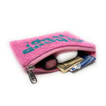 Load image into Gallery viewer, whoop it up Purse Pouch, Beaded Purse, RHOC gifts, Pouches, Real Housewives Gift, beaded pouch zipper, Girls trip gifts, beaded coin purse, gifs for her, birthday gifts, cute pouches, batch gifts, boho pouch, Housewives of Orange County accessories, best friend gifts,  Whoop it up pouch, girlfriend gift, miscellaneous gifts, best friend birthday gift, gift card bag, Bachelorette gifts, Bachelorette party favors, Pink pouch, Vicki RHOC, Bravo bachelorette, best selling items, zipper wallet pouch