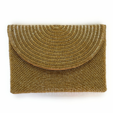 Load image into Gallery viewer, beaded clutch purse, beaded bag, birthday gift for her, evening clutches, seed bead purse, beaded bag, seed bead clutch, engagement gift, bridal gift to bride, bridal gift, gifts to bride, wedding gift, bride gifts, crossbody purse, bride to be gift, engagement gift, bachelorette gifts, best friend gift, best selling items, bride to be gift, bridal gifts for bride, party bag, boho clutch, best friend gift, bridesmaid gift, bachelorette gift, gold beaded clutch purse, gold beaded clutch