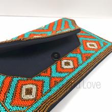 Load image into Gallery viewer, beaded clutch purse, beaded bag, birthday gift for her, summer clutch, seed bead purse, beaded bag, seed bead clutch, summer bag, clutch bag, engagement gift, bridal gift to bride, bridal gift, Fuchsia purse, gifts to bride, wedding gift, bride gifts, cross body purse, bride to be gift, engagement gift, bachelorette gifts, best friend gift, best selling item, party bag, summer purse, boho clutch, best friend gift, bridesmaid gift, Bohemian bag, boho bag