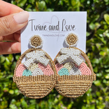 Load image into Gallery viewer, Easter Egg Beaded Earrings, Easter Egg Earrings, pastel Easter Egg Earrings, Egg Beaded Earrings, Seed Bead, Easter eggs earrings, Multicolor Egg earrings, Cute Easter Egg beaded earrings, bunny beaded earrings, Easter rabbit beaded earrings, rabbit beaded earrings, Easter rabbit bead earrings, Rabbit bead earrings, Easter day gifts, Easter accessories, Easter jewelry accessories, Easter accessories, Easter Rabbit earrings, Easter gifts, best Selling items, Pearl Easter earrings