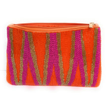 Load image into Gallery viewer, beaded Purse, boho beaded bag, Best Friend Gift, Wallets for her, beaded bag, boho purse, birthday gifts, cute pouches, pouches for women, boho pouch, boho accessories, friend gift, gift card bag, cosmetic bag, make up bag, bachelorette gifts, Bachelorette party favors, beaded clutches, party clutch purse, boho clutch bag, bohemian style bag, summer bag, beach pouch, boho beach pouch, bohemian beach bag, bohemian purse, bright color purse, bright boho bag, summer best selling bag, evening bag,