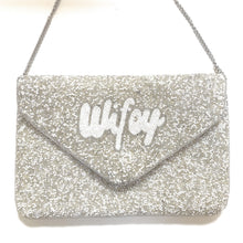 Load image into Gallery viewer, Bride clutch purse, gift for bride, seed beaded clutch purse, bridal purse clutch, white beaded wedding clutch, bride gifts, bridal gifts, engagement gifts, bridal shower gifts, bridesmaid gifts, bride to be gift, gift for her, bride gift, wedding gift, bridal gift, bridal purse clutch, wedding bag, wedding purse for bride, bride bag, wedding bridal clutch, wedding white bag, gifts for the bride, best engagement gift, best bridesmaid gift, wife gift, newly wife gift, newlyweds gifts, future wife gift