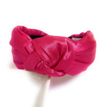 Load image into Gallery viewer, Solid color satin headband, headbands for women, satin knotted headband, summer headband, headband for women and girls, solid color headband, knotted headband, classic headband, headbands for women, trendy headband, girls headband, chic headbands, best friend gift, statement headband, hair accessories, hair band, head band, hairband, girls headbands, Solid hairband, casual trendy headband, solid color fabric headband, solid color headband, knot headband, Solid knot headband