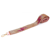Load image into Gallery viewer, Beaded Purse Strap, Guitar Strap, Crossbody Purse Straps, Crossbody Strap, Fun Guitar Straps, Purse Straps, Beaded Straps, Leopard Strap, beaded purse strap, beaded strap, guitar strap, beaded guitar strap, bag strap, straps for handbag, straps for guitar, guitar fan gifts, birthday gift for her, best selling items, best friend gift, crossbody strap, crossbody purse, camera strap, beaded strap, purse beaded strap, Best seller, Shoulder Bag Strap, fun guitar straps, Pink bolt strap, pink beaded strap
