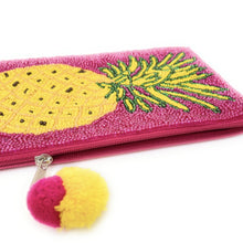 Load image into Gallery viewer, Coin Purse Pouch, Beaded Coin Purse, Cute Coin Purse, Beaded Purse, Summer Coin Purse, Best Friend Gift, Pouches, Boho bags, Wallets for her, beaded coin purse, boho purse, gifs for her, birthday gifts, cute pouches, pouches for women, boho pouch, boho accessories, best friend gifts, coin purse, coin pouch, cash money coin pouch, money coin pouch, friend gift, girlfriend gift, miscellaneous gifts, birthday gift, save money gift, pineapple pouch, pineapple accessories, pineapple coin pouch, tropical gifts