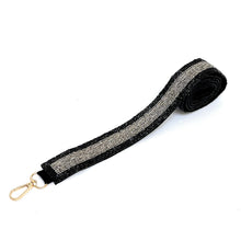 Load image into Gallery viewer, Beaded Purse Strap, Guitar Strap, Crossbody Purse Straps, Crossbody Strap, Fun Guitar Straps, Purse Straps, Beaded Straps, Leopard Strap, beaded purse strap, beaded strap, guitar strap, beaded guitar strap, bag strap, straps for handbag, straps for guitar, guitar fan gifts, birthday gift for her, best selling items, best friend gift, crossbody strap, crossbody purse, camera strap, beaded strap, purse beaded strap, Best seller, Shoulder Bag Strap, fun guitar straps, black silver strap