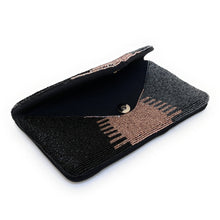 Load image into Gallery viewer, Ombre Beaded Clutch, Multi Color  Bead Clutch Bag, Ombre Beaded Clutch Purse, Wedding Clutch Bag, Party Clutch Purse, Evening Beaded Clutch, evening clutch, evening clutches, party purse, beaded clutch purse, engagement gift, cross body purse, crossbody handbag, best friend gifts, beaded clutches, black beaded purse, black clutch purse, ombre bead clutch, evening purses, wedding clutches, party clutch purse, silver evening clutch, fancy evening clutches, elegant evening clutches