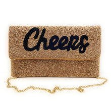 Load image into Gallery viewer, beaded clutch purse, beaded bag, birthday gift for her, summer clutch, seed bead purse, beaded bag, seed bead clutch, summer bag, clutch bag, engagement gift, bridal gift to bride, bridal gift, Fuchsia purse, gifts to bride, wedding gift, bride gifts, cross body purse, bride to be gift, engagement gift, bachelorette gifts, best friend gift, best selling item, party bag, fall purse, boho clutch, best friend gift, bridesmaid gift, bachelorette gift, cheers beaded purse, gold beaded clutch purse, Brunch bag