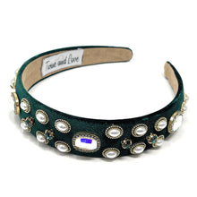 Load image into Gallery viewer, headband for women, baroque headband, headbands for women, stylish headbands, embellished headband, fall winter headband, best selling items, trendy headbands, top knotted headband, autumn headband, baroque jeweled headband, handmade headbands, top knotted headband, knotted headband, head band, hair band for women, trendy headband, fashion headbands, embellished headband, rhinestone headband, gemstone headband for women, luxury headband, jeweled headband for women, wedding headband, hair accessory