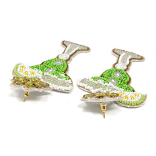 Load image into Gallery viewer, Margarita Beaded Earrings, margarita Earrings, margarita love Beaded Earrings, cocktail earrings, margarita lover bead earrings, margarita beaded earrings, tequila earrings, beaded cocktail earrings, cocktail bead earrings, margarita bead earrings, cocktail accessories, spring summer accessories, spring summer earrings, gifts for mom, multicolor earrings, best friend gifts, birthday gifts, lightweight cocktail earrings, margarita earrings accessory