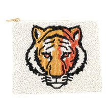 Load image into Gallery viewer, Beaded coin purse, beaded coin pouch, GameDay Purse, Beaded pouch, Coin purse, coin pouch, College GameDay pouch, Hotty Toddy, War Eagle, Geaux tigers team, college coin purse, college coin pouch, beaded purse, best friend gift, college coin bag, college gameday gift, geaux tigers coin pouch, war eagle pouch, hotty toddy coin purse, hotty toddy coin pouch, hotty toddy gifts, hotty toddy fan, college gifts, college football coin purse, LSU college, Geaux tigahs, collge football coin pouch