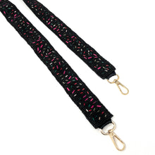 Load image into Gallery viewer, Beaded Purse Strap, Guitar Strap, Crossbody Purse Straps, Crossbody Strap, Birthday Straps, Purse Straps, Beaded Bag Straps, Happy birthday Strap, beaded purse strap, beaded strap, guitar straps, beaded guitar strap, bag strap, straps for guitar, guitar fan gifts, Sprinkle accessories, Sprinkle bag strap, best selling items, best friend gift, crossbody strap, Sprinkle crossbody purse strap, Sprinkle camera strap, beaded strap, Best seller, Shoulder Bag Strap, Confetti bag strap