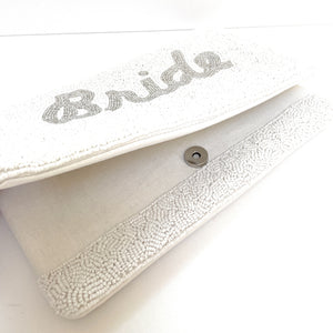 Bride clutch purse, gift for bride, seed beaded clutch purse, bridal purse clutch, white beaded wedding clutch, bride gifts, bridal gifts, engagement gifts, bridal shower gifts, bridesmaid gifts, bride to be gift, gift for her, bride gift, wedding gift, bridal gift, bridal purse clutch, wedding bag, wedding purse for bride, bride bag, wedding bridal clutch, wedding white bag, gifts for the bride, best engagement gift, best bridesmaid gift, bridal clutch, crossbody, gifts for her, handbag, wedding