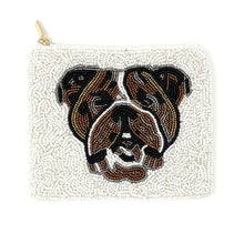 Load image into Gallery viewer, Beaded coin purse, beaded coin pouch, GameDay Purse, Beaded pouch, Coin purse, coin pouch, College GameDay pouch, georgia bulldogs coin purse, georgia bulldogs, Go Dawgs team, college coin purse, college coin pouch, beaded purse, best friend gift, college coin bag, college gameday gift, go dawgs coin pouch, go dawgs coin purse, go dawgs coin pouch, Georgia university gifts, go Dawgs, college gifts, college football coin purse, Georgia Bulldogs, Georgia College football, college football coin pouch