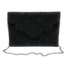 Load image into Gallery viewer, beaded clutch purse, beaded bag, birthday gift for her, evening clutches, seed bead purse, beaded bag, seed bead clutch, engagement gift, bridal gift to bride, bridal gift, gifts to bride, wedding gift, bride gifts, crossbody purse, bride to be gift, engagement gift, bachelorette gifts, best friend gift, best selling items, bride to be gift, bridal gifts for bride, party bag, boho clutch, best friend gift, bridesmaid gift, bachelorette gift, black beaded clutch purse, black beaded clutch