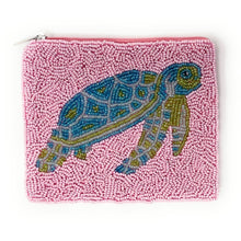 Load image into Gallery viewer, Coin Purse Pouch, Beaded Coin Purse, bead Coin Purse, Beaded Purse, sea turtle Coin Purse, Best Friend Gift, Boho bags, Wallets for her, beaded coin purse, cute pouch, boho pouch, boho accessories, best friend gifts, coin purse, turtle coin pouch, money coin pouch, miscellaneous gifts, best seller, best selling items, bachelorette gifts, birthday gifts, preppy beaded wallet, party favors, pink coin purse, turtle beaded coin pouch, wallets for girls, sea turtle lovers gifts, Sea turtle coin pouch