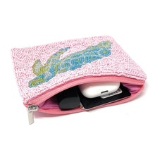 Load image into Gallery viewer, Coin Purse Pouch, Beaded Coin Purse, bead Coin Purse, Beaded Purse, sea turtle Coin Purse, Best Friend Gift, Boho bags, Wallets for her, beaded coin purse, cute pouch, boho pouch, boho accessories, best friend gifts, coin purse, turtle coin pouch, money coin pouch, miscellaneous gifts, best seller, best selling items, bachelorette gifts, birthday gifts, preppy beaded wallet, party favors, pink coin purse, turtle beaded coin pouch, wallets for girls, sea turtle lovers gifts, Sea turtle coin pouch