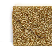 Load image into Gallery viewer, beaded clutch purse, beaded bag, birthday gift for her, evening clutches, seed bead purse, beaded bag, seed bead clutch, engagement gift, bridal gift to bride, bridal gift, gifts to bride, wedding gift, bride gifts, crossbody purse, bride to be gift, engagement gift, bachelorette gifts, best friend gift, best selling items, bride to be gift, bridal gifts for bride, party bag, boho clutch, best friend gift, bridesmaid gift, bachelorette gift, gold beaded clutch purse, gold beaded clutch