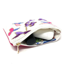 Load image into Gallery viewer, Coin Purse Pouch, Mermaid Beaded Coin Purse, little mermaid bead Coin Purse, Mermaid Beaded Purse, Mermaid love Coin Purse, Best Friend Gift, Mermaids beaded coin purse, Mermaid Wallets for her, beaded coin purse, mermaid gifts, boho pouch, boho accessories, best friend gifts, coin purse, mermaid tail coin pouch, money coin pouch, heart gifts, best selling items, bachelorette gifts, birthday gifts, preppy beaded wallet, party favors, mermaid party favors, mermaids accessories.