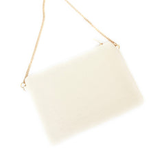 Load image into Gallery viewer, Bride clutch purse, gift for bride, seed beaded clutch purse, bridal purse clutch, white beaded wedding clutch, bride gifts, bridal gifts, engagement gifts, bridal shower gifts, bridesmaid gifts, bride to be gift, gift for her, bride gift, wedding gift, bridal gift, bridal purse clutch, wedding bag, wedding purse for bride, bride bag, wedding bridal clutch, wedding white bag, gifts for the bride, best engagement gift, best bridesmaid gift, Ivory clutch purse, ivory beaded clutch purse